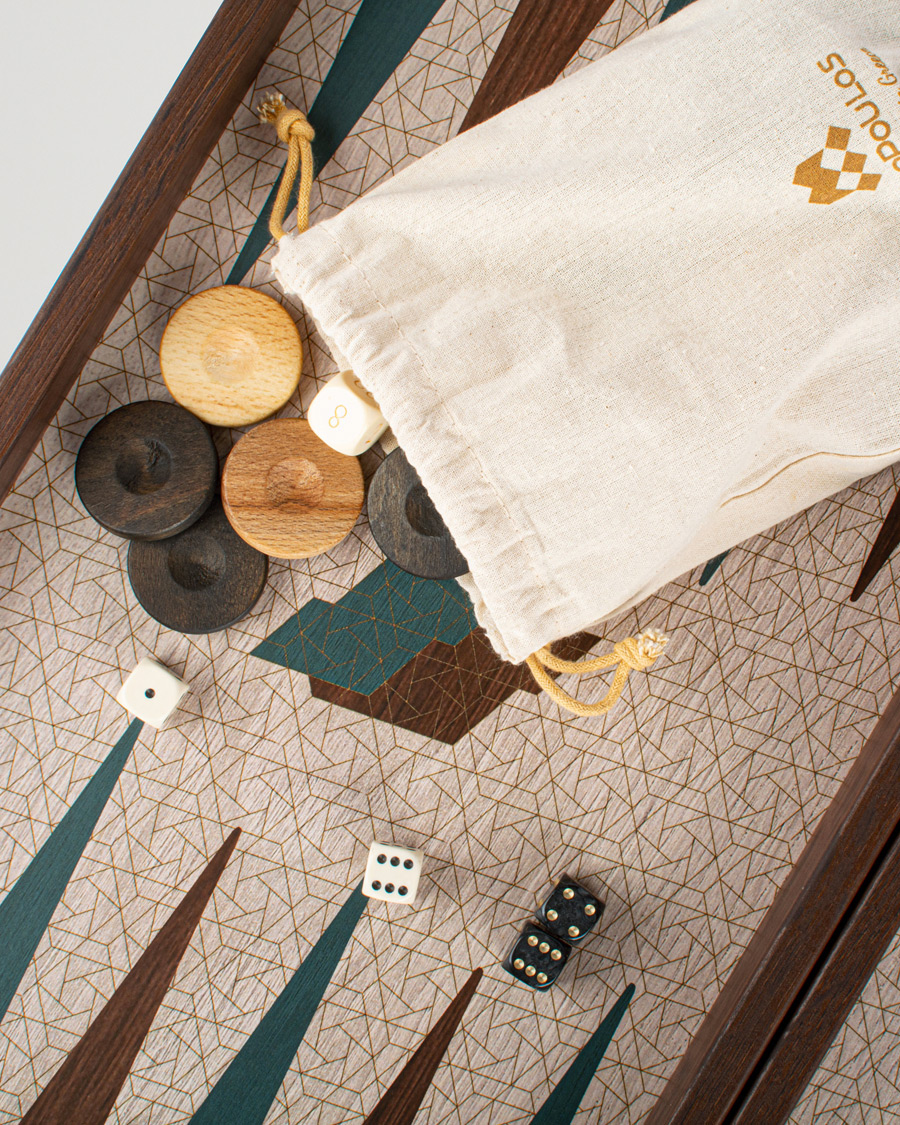 Men |  | Manopoulos | Wooden Creative Trend Colours Backgammon 