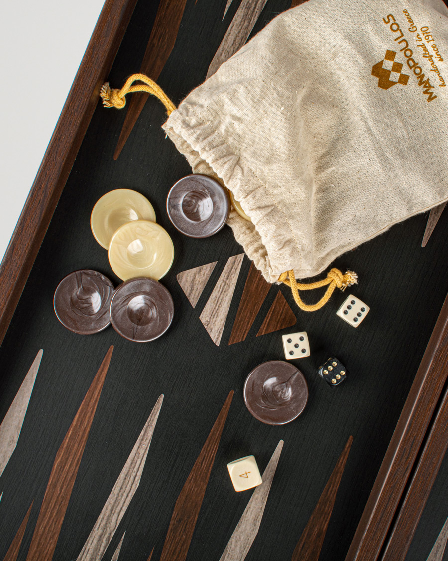 Men |  | Manopoulos | Wooden Creative Minimalistic Backgammon 