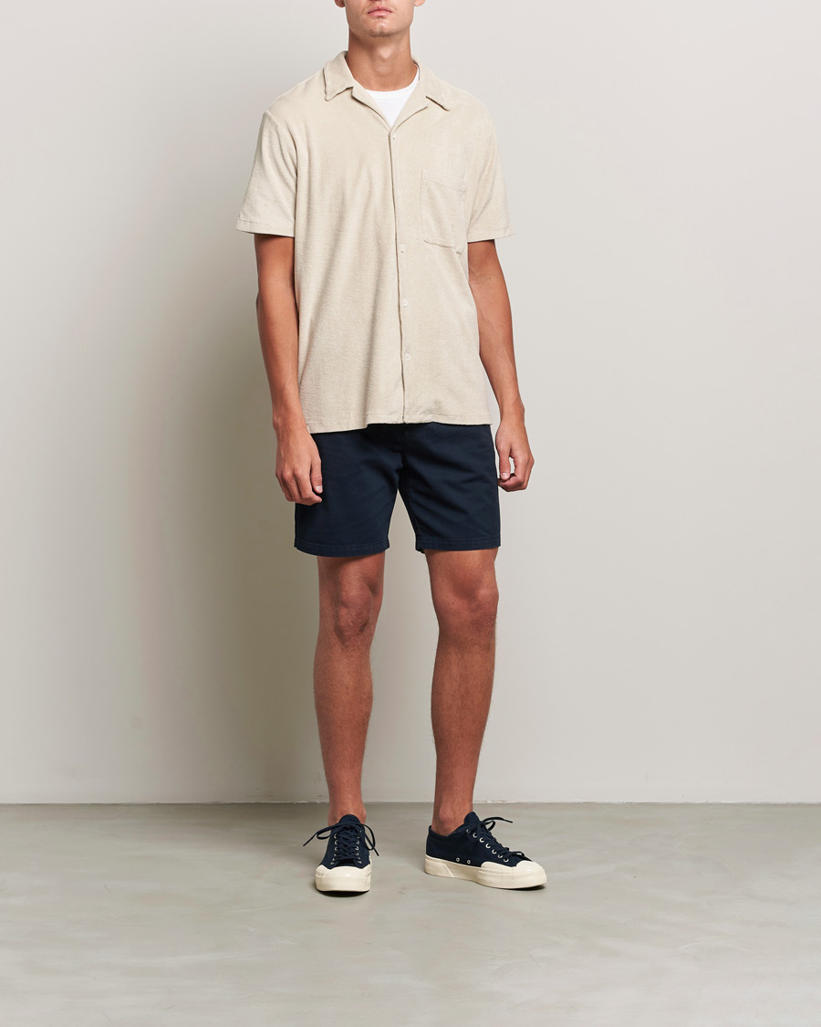 Men | Shorts | A Day's March | Erie Cotton Chino Shorts Navy