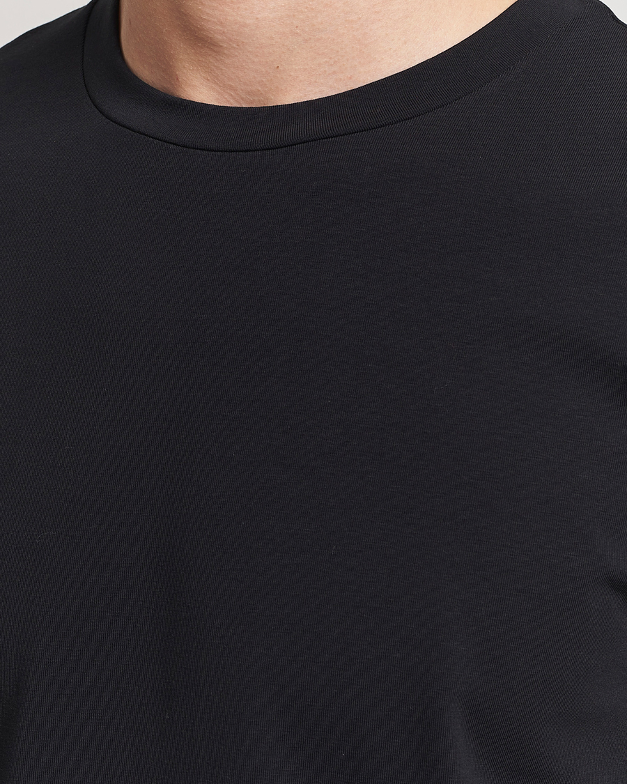 Men | T-Shirts | Filippa K | Soft Lycra Tee Black