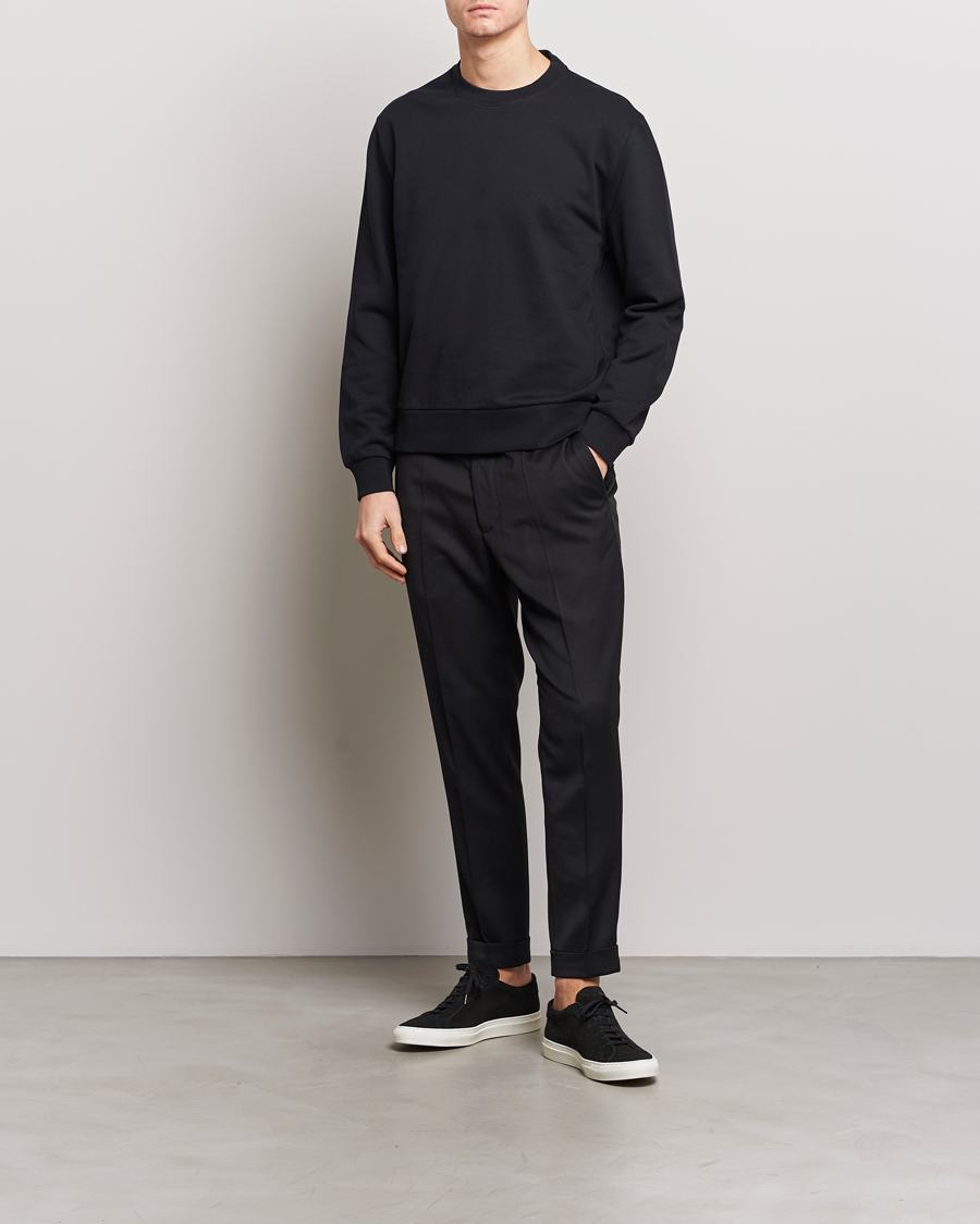 Men |  | Filippa K | Gustaf Cotton Sweatshirt Black