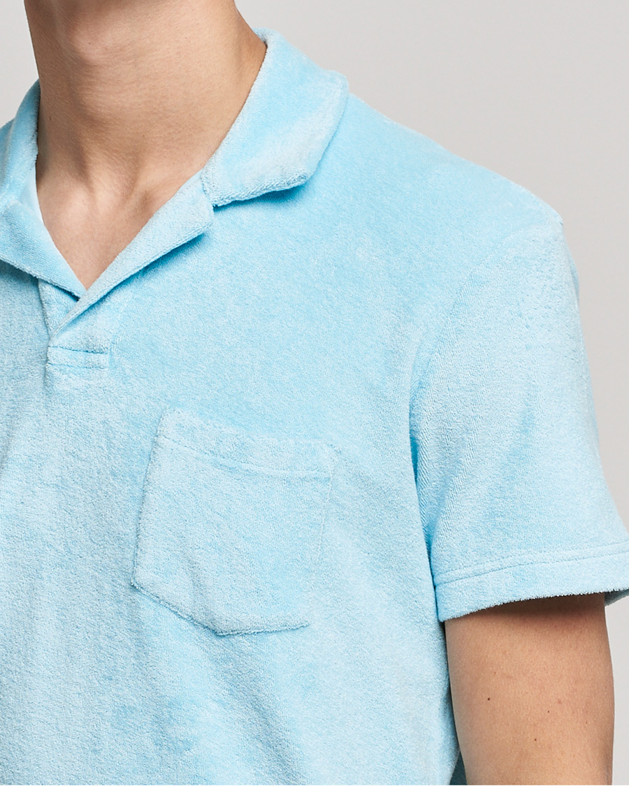 Men | Polo Shirts | Orlebar Brown | Terry Polo Pool