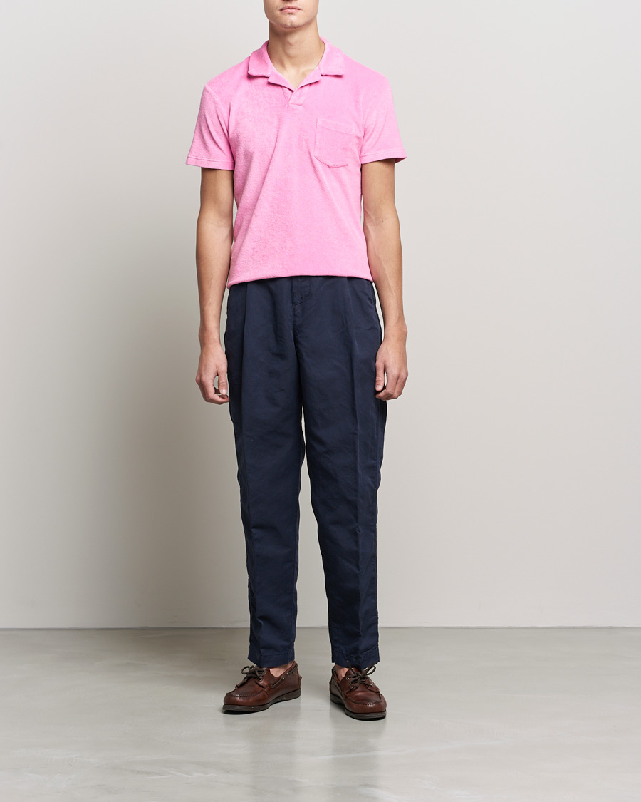 Men | Polo Shirts | Orlebar Brown | Terry Polo Candy