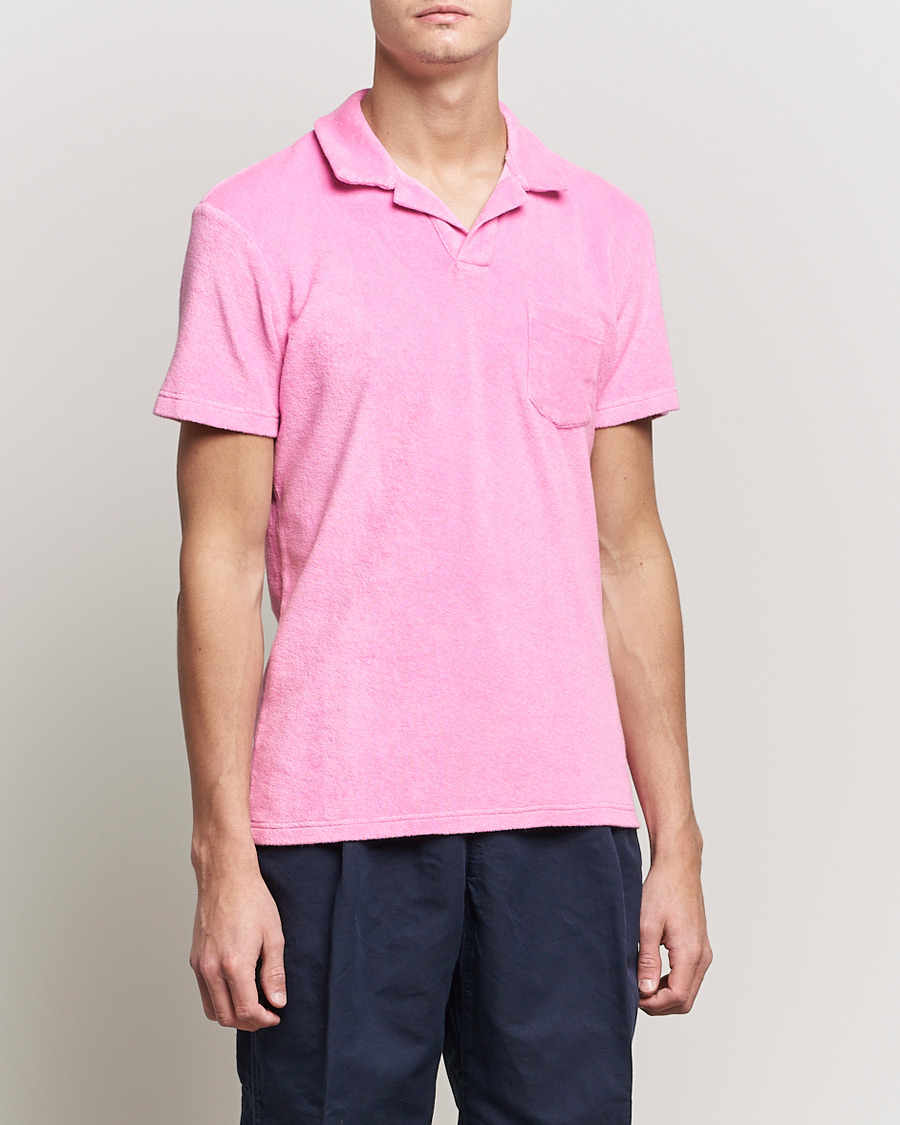 Men | Polo Shirts | Orlebar Brown | Terry Polo Candy
