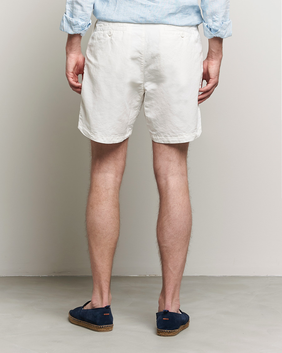 Men | Shorts | Orlebar Brown | Searose Linen/Cotton Shorts White Sand