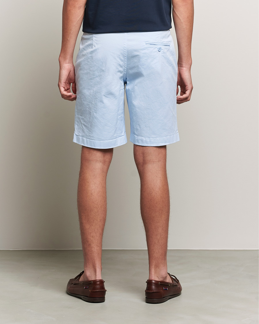 Men | Shorts | Orlebar Brown | Dane Cotton Twill Shorts Ice Blue