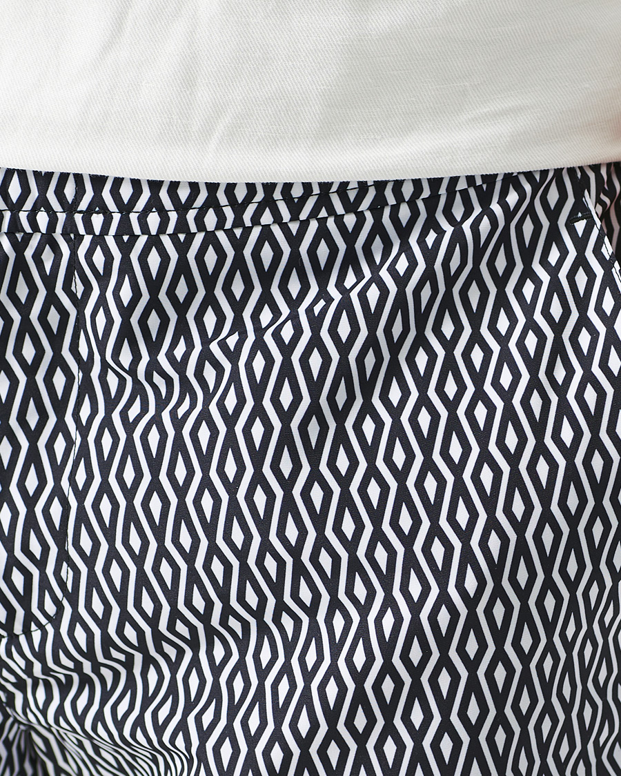 Men | Swimwear | Orlebar Brown | Bulldog Alado Printed Swimshorts Night Iris/White