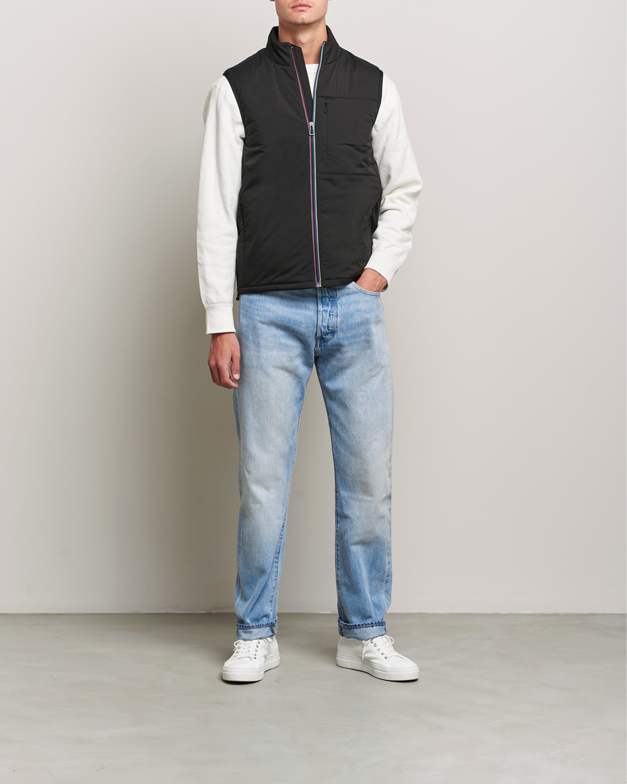 Men | Coats & Jackets | PS Paul Smith | Mixed Media Vest Black