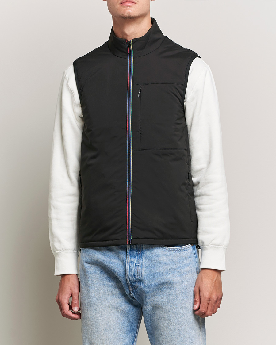 Men | Coats & Jackets | PS Paul Smith | Mixed Media Vest Black