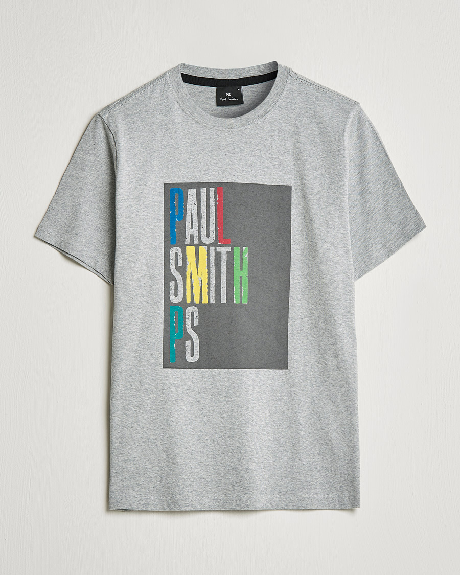 Men | T-Shirts | PS Paul Smith | Organic Cotton Tee Grey