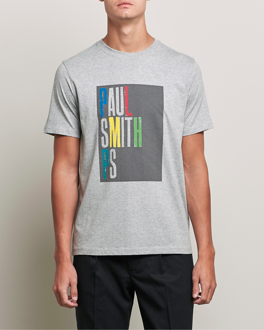Men | T-Shirts | PS Paul Smith | Organic Cotton Tee Grey