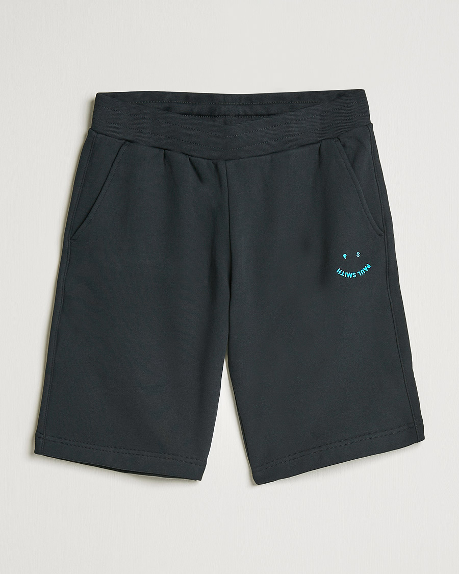 Men | Shorts | PS Paul Smith | Happy Organic Cotton Shorts Black