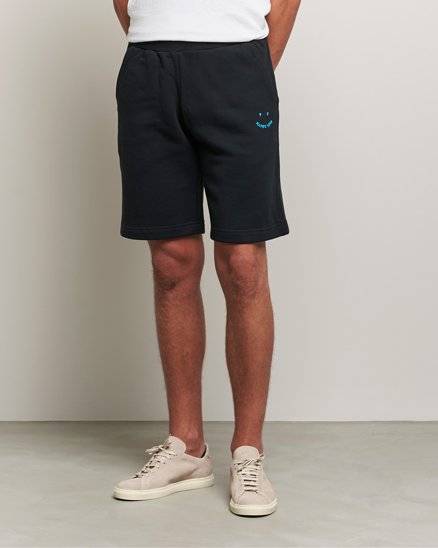 Men | Shorts | PS Paul Smith | Happy Organic Cotton Shorts Black