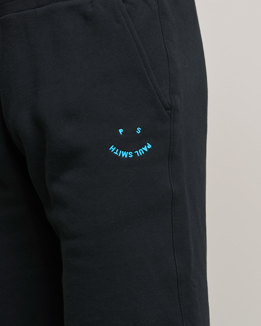 Men | Shorts | PS Paul Smith | Happy Organic Cotton Shorts Black