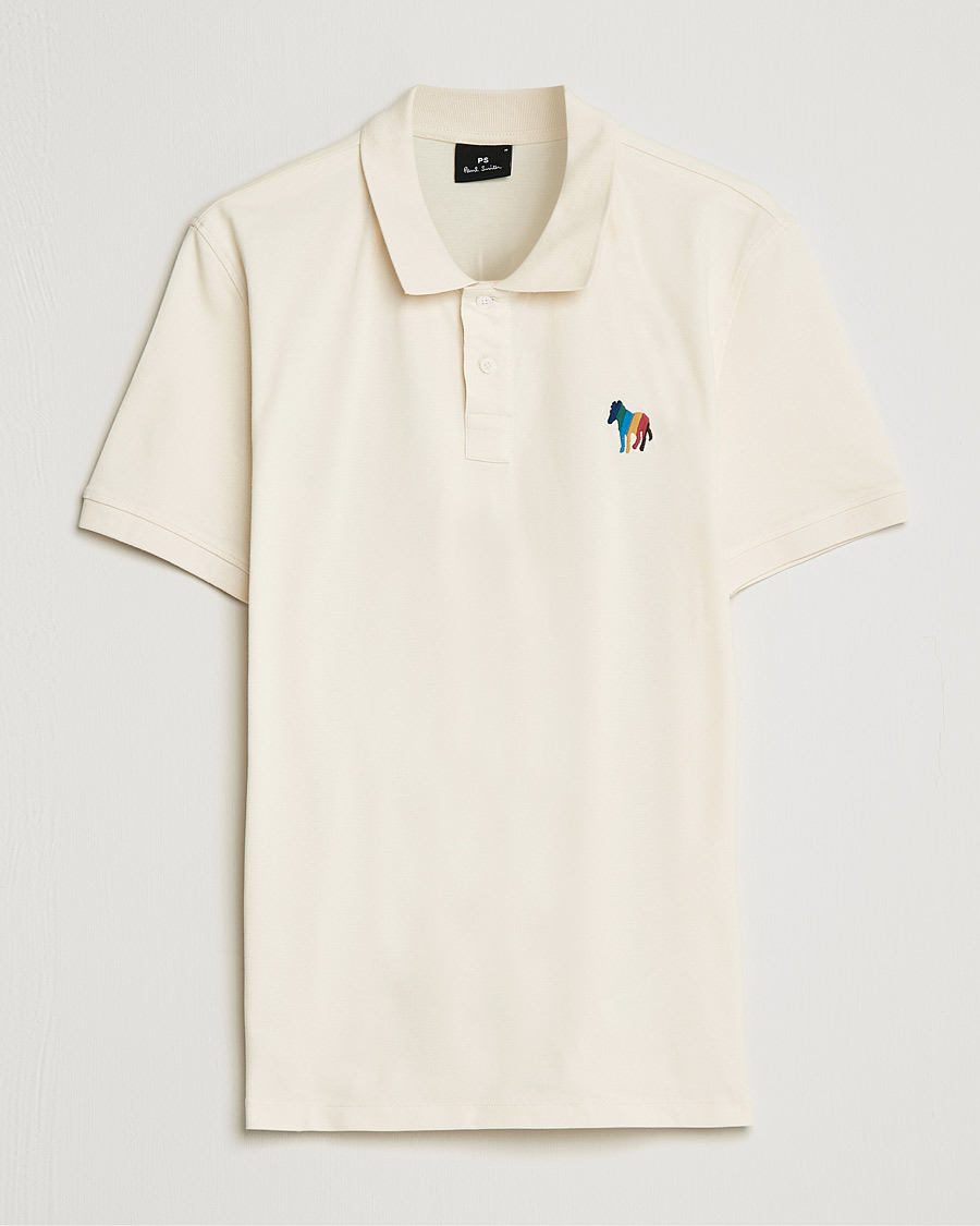 Men | Polo Shirts | PS Paul Smith | Regular Fit Zebra Polo Off White