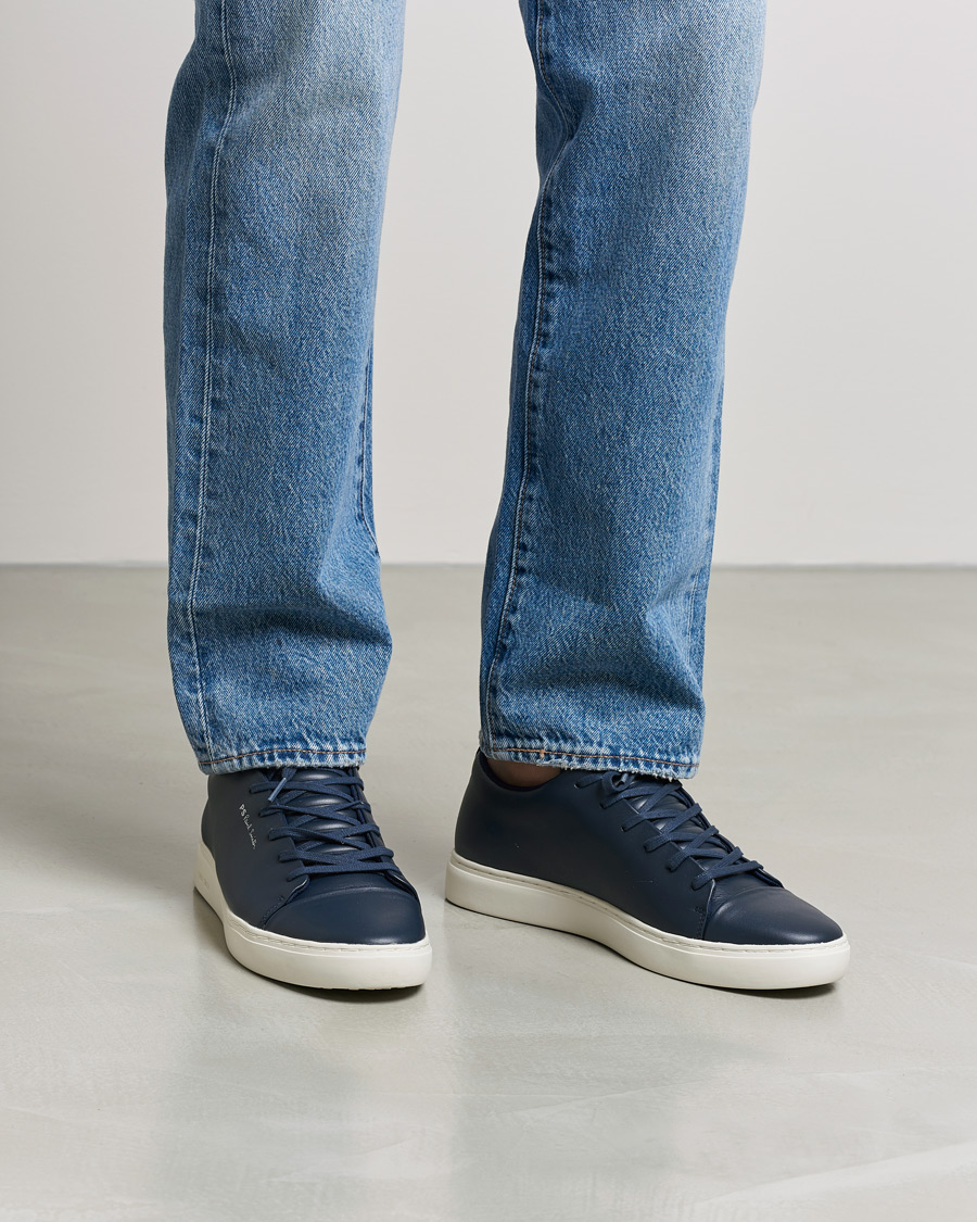 Men | Sneakers | PS Paul Smith | Lee Cap Toe Leather Sneaker Navy