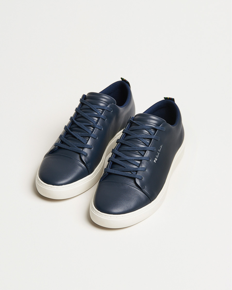 Men | Sneakers | PS Paul Smith | Lee Cap Toe Leather Sneaker Navy
