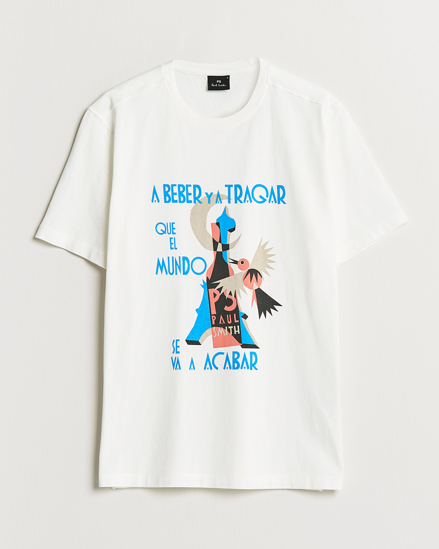 Men | T-Shirts | PS Paul Smith | Beber Regular Fit Tee White
