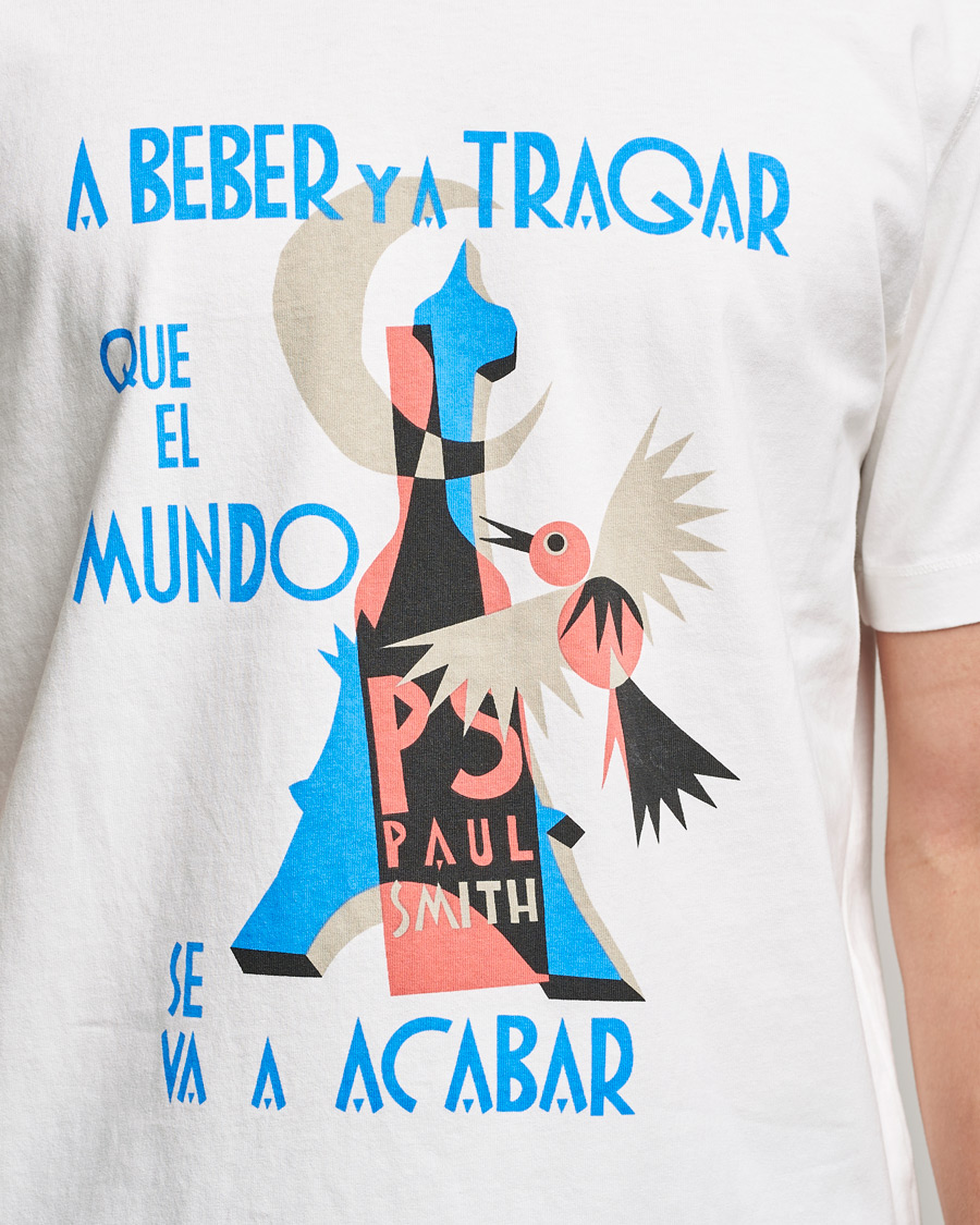 Men | T-Shirts | PS Paul Smith | Beber Regular Fit Tee White