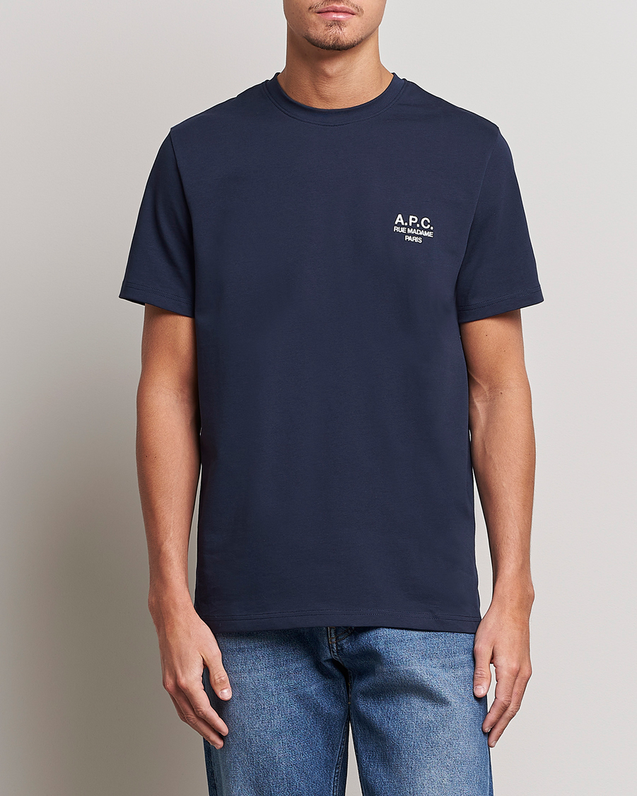 Men | New product images | A.P.C. | Raymond T-Shirt Navy