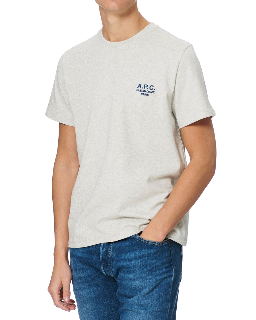 Men | Short Sleeve T-shirts | A.P.C. | Raymond T-Shirt Heather Grey