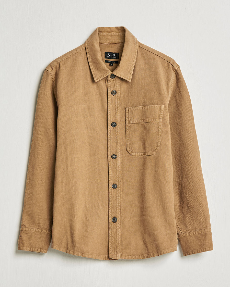 Men | Shirt Jackets | A.P.C. | Basile Overshirt Brown