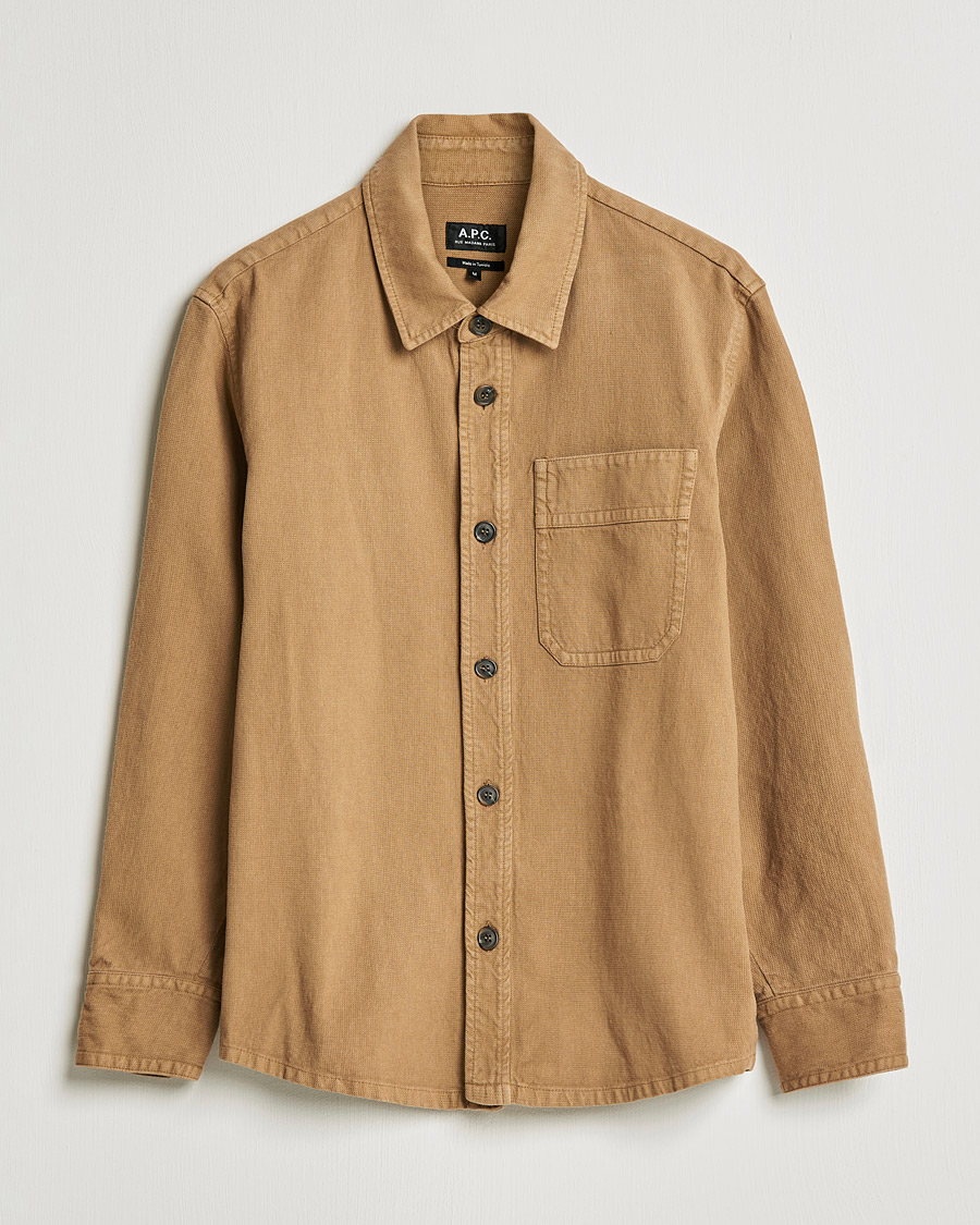 Men | Shirts | A.P.C. | Basile Overshirt Brown