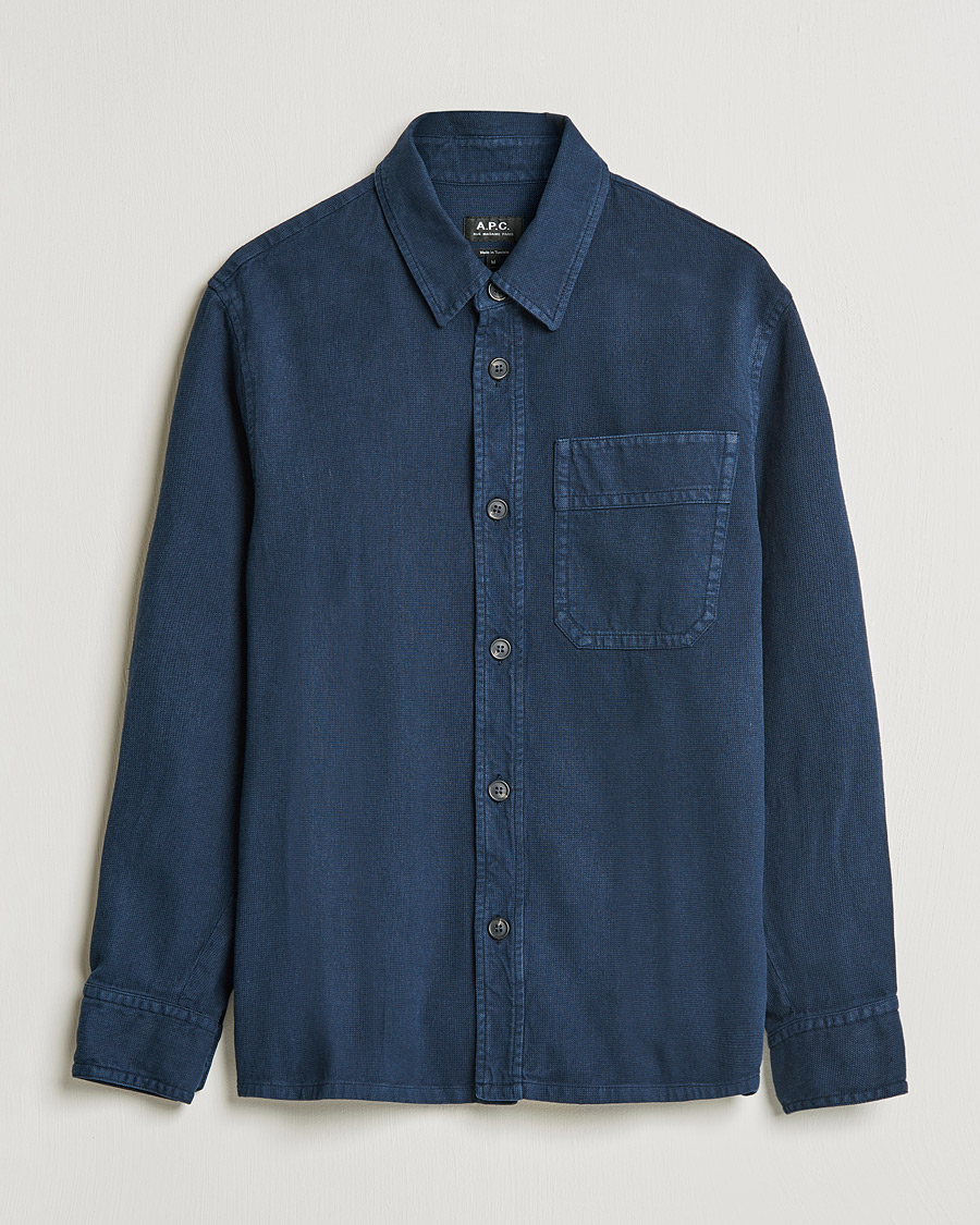 Men | Shirts | A.P.C. | Basile Overshirt Navy