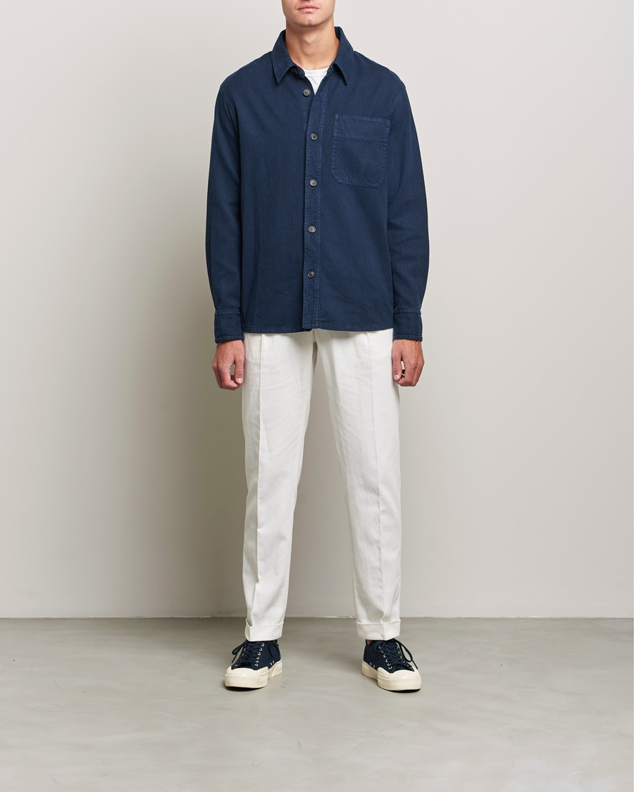 Men | Shirts | A.P.C. | Basile Overshirt Navy