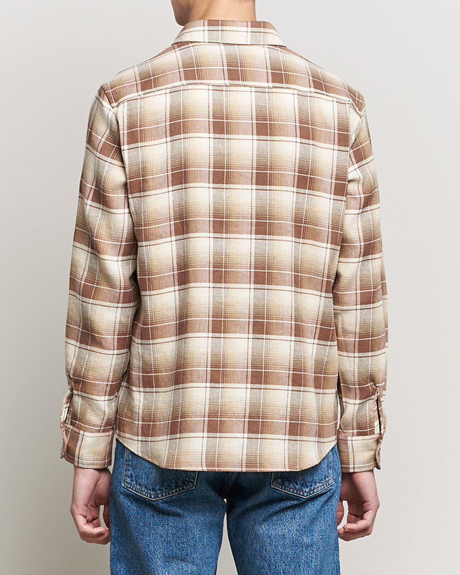 Men | Shirts | A.P.C. | Trek Overshirt Beige Check