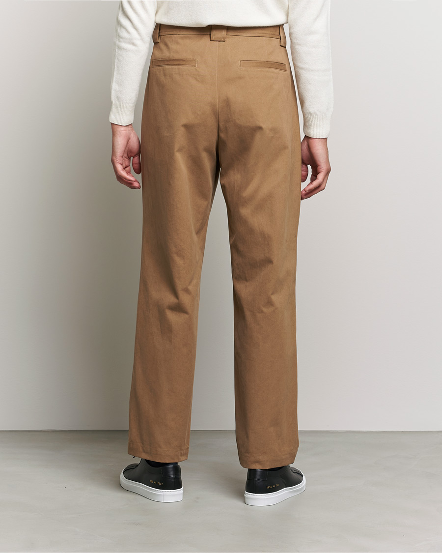 Men | Trousers | A.P.C. | Eddy Pleated Chinos Tobacco