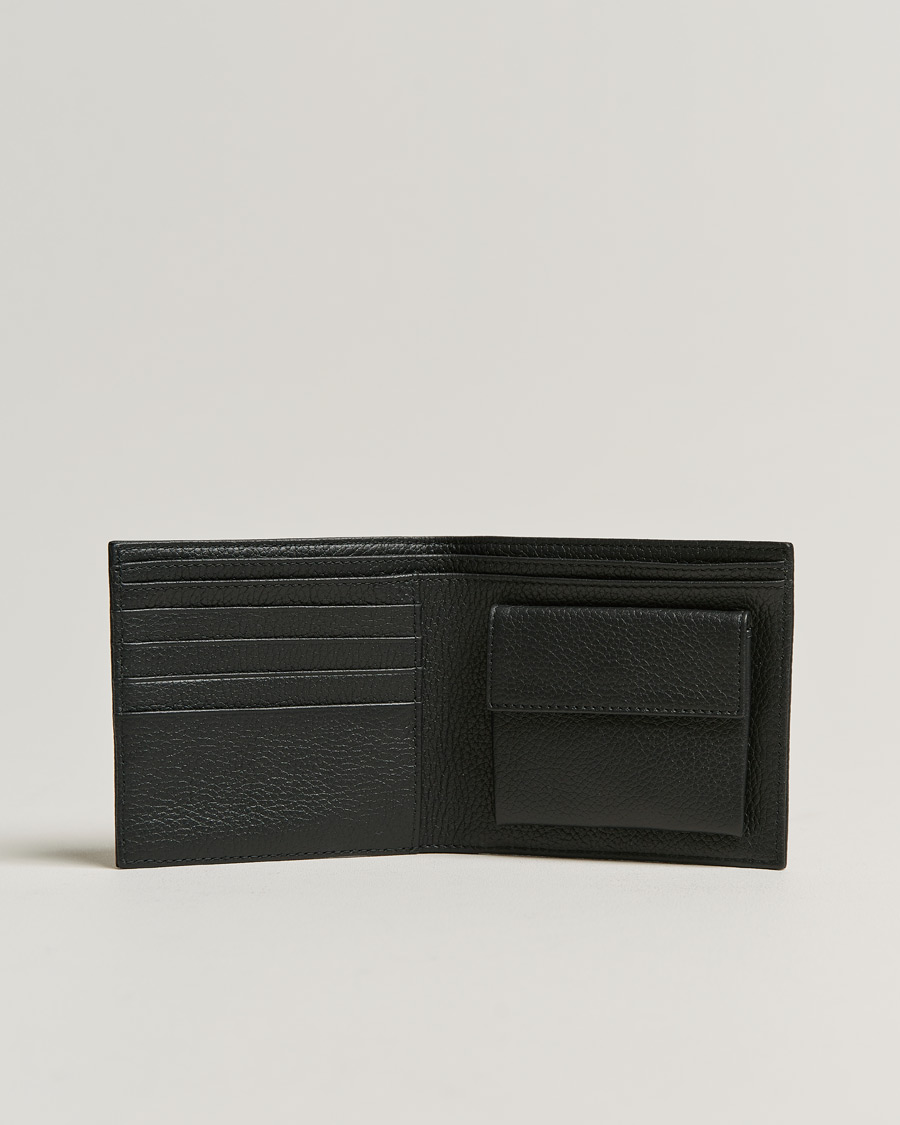 Men | A.P.C. Grain Leather Wallet Black | A.P.C. | Grain Leather Wallet Black
