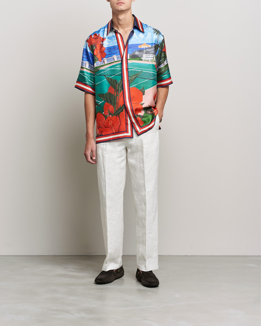 Men | Shirts | GANT | Relaxed Scenery Short Sleeve Shirt Multi