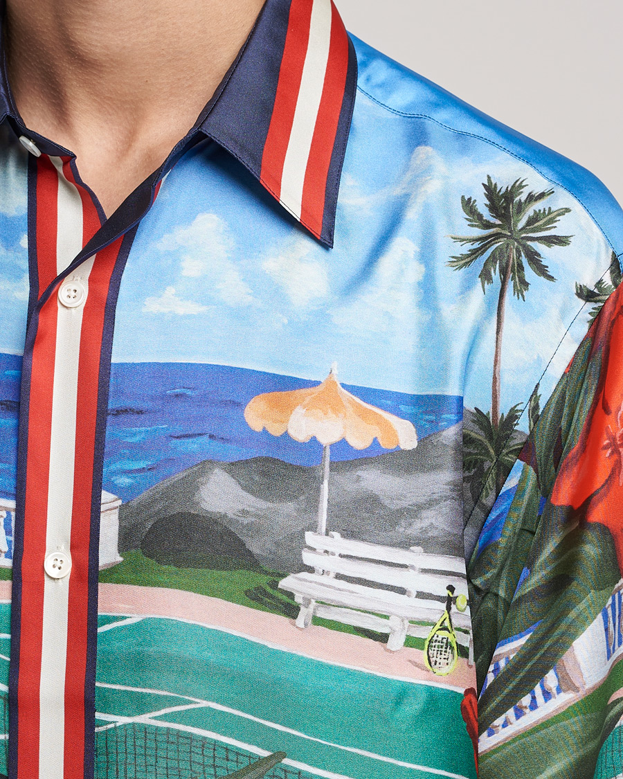 Men | Shirts | GANT | Relaxed Scenery Short Sleeve Shirt Multi