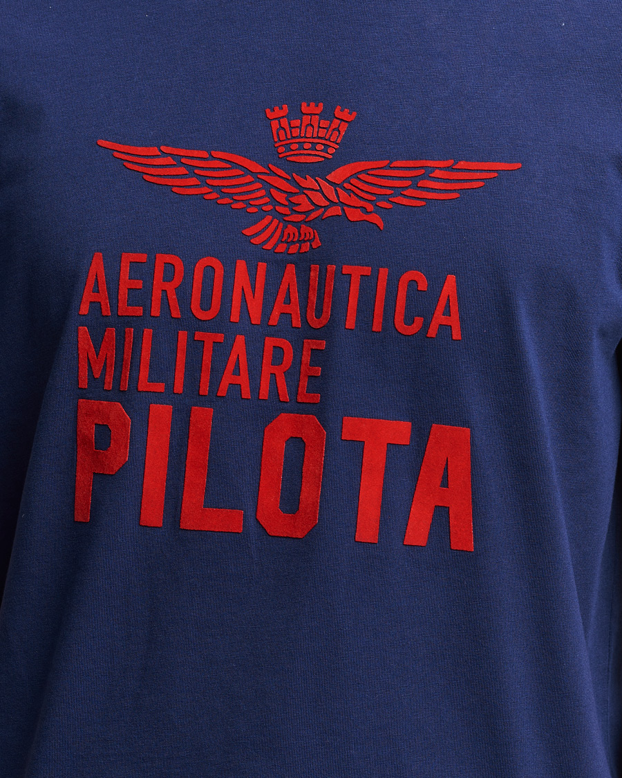 Men | T-Shirts | Aeronautica Militare | Short Sleeve Tee Blu Navy