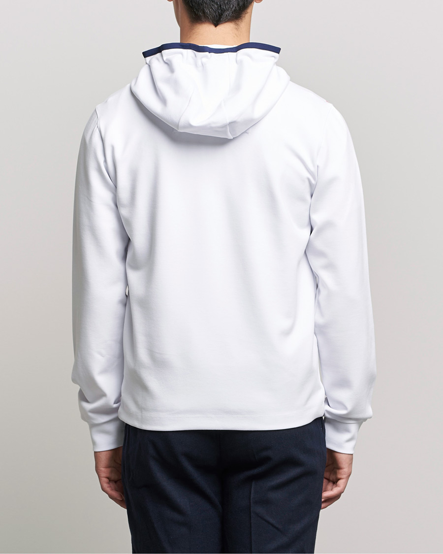 Men | Sweaters & Knitwear | Aeronautica Militare | Half Zip Hoodie Off White