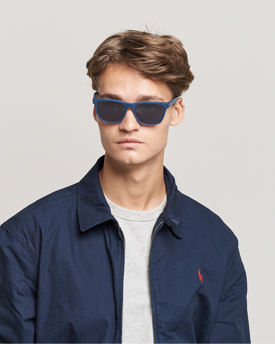 Men | D-frame Sunglasses | Polo Ralph Lauren | 0PH4167 Sunglasses Navy