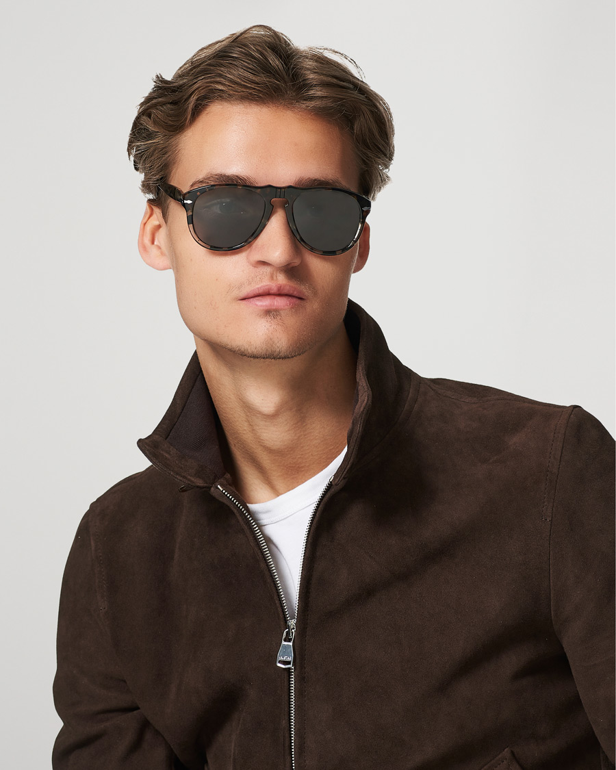 Men | Persol 0PO0649 Sunglasses Brown/Grey Tortoise | Persol | 0PO0649 Sunglasses Brown/Grey Tortoise