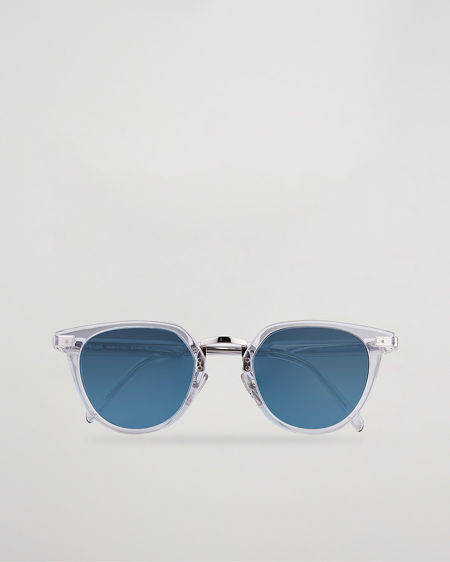 Prada Eyewear 0PR 17YS Polarized Sunglasses Transparent at 