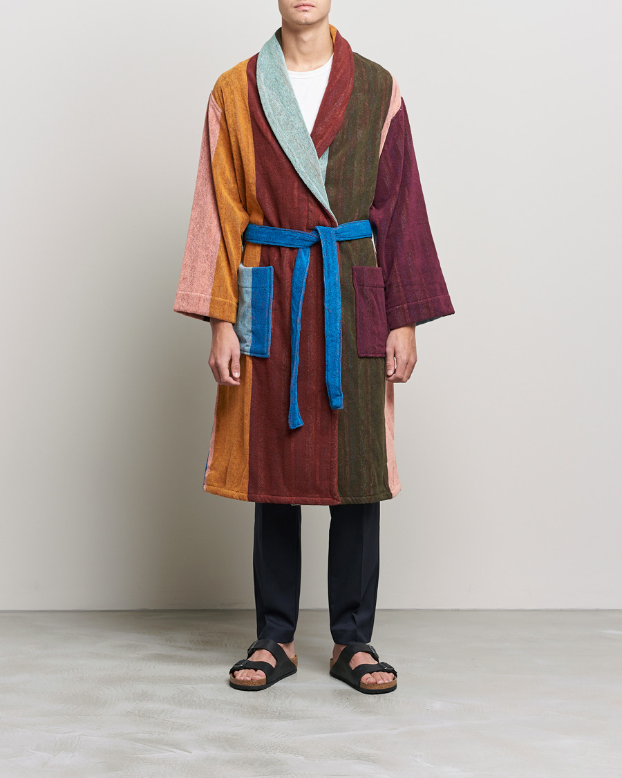 Men | Robes | Paul Smith | Artist Block Robe Multi