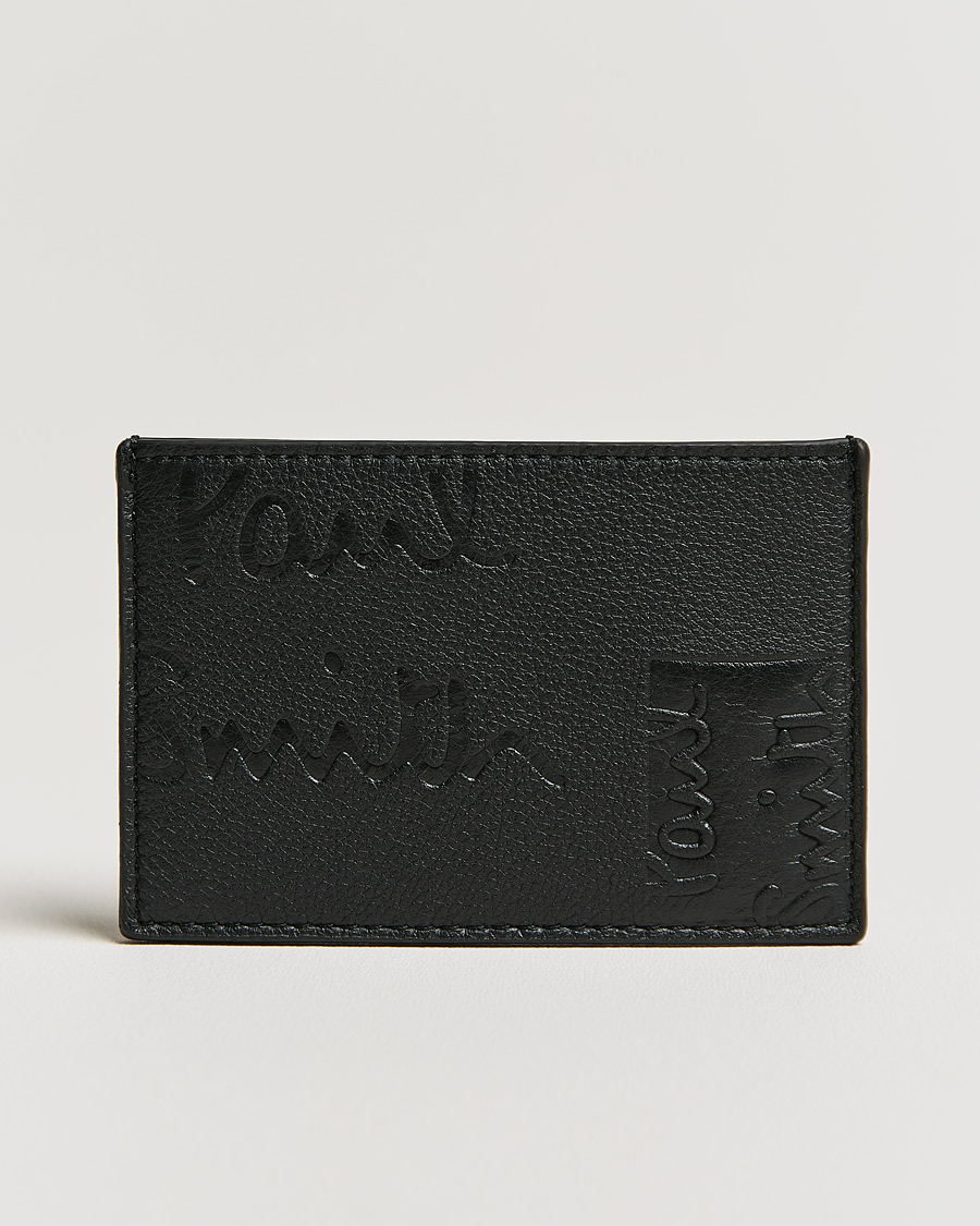 Men |  | Paul Smith | Calf Leather Credit Card Case Black