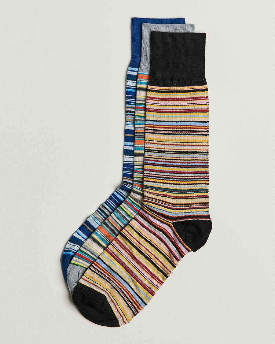 Men | Socks | Paul Smith | 3-Pack Sock Multistripe