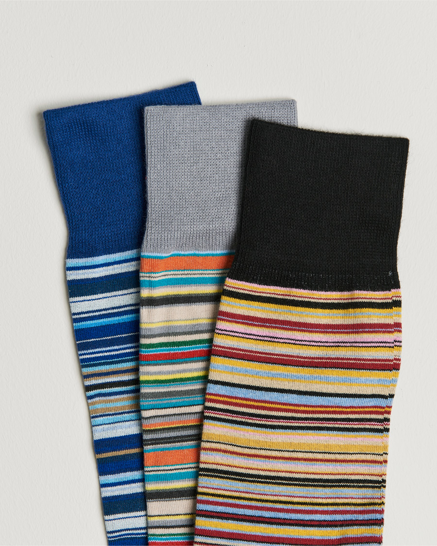 Men | Underwear & Socks | Paul Smith | 3-Pack Sock Multistripe