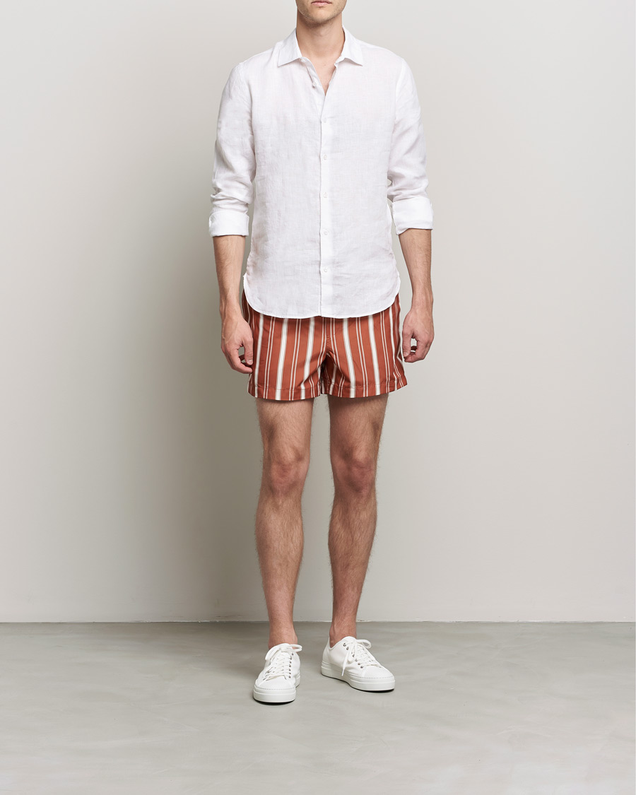 Men | Swimwear | Samsøe Samsøe | Samsøe & Samsøe Mason Swimshorts Bombay Brown