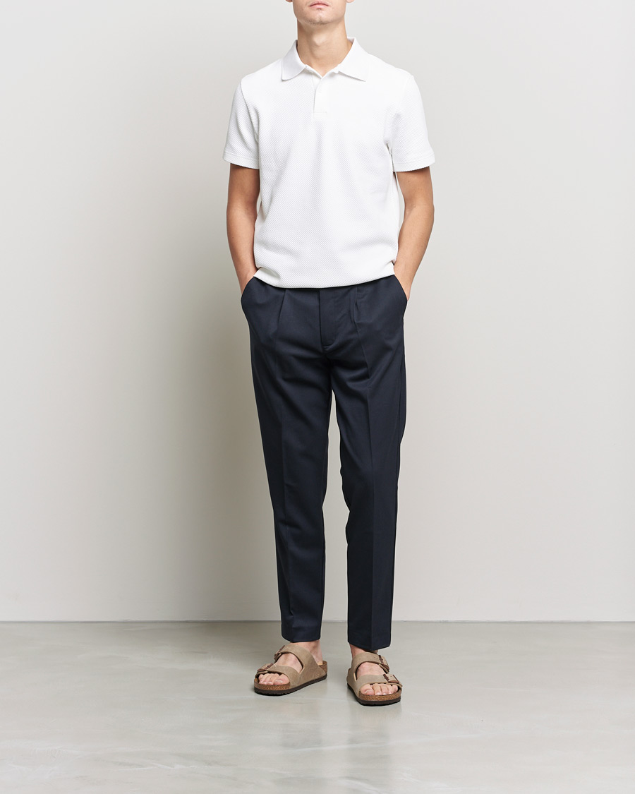 Men | Polo Shirts | Samsøe Samsøe | Samsøe & Samsøe Taranto Organic Cotton Polo White
