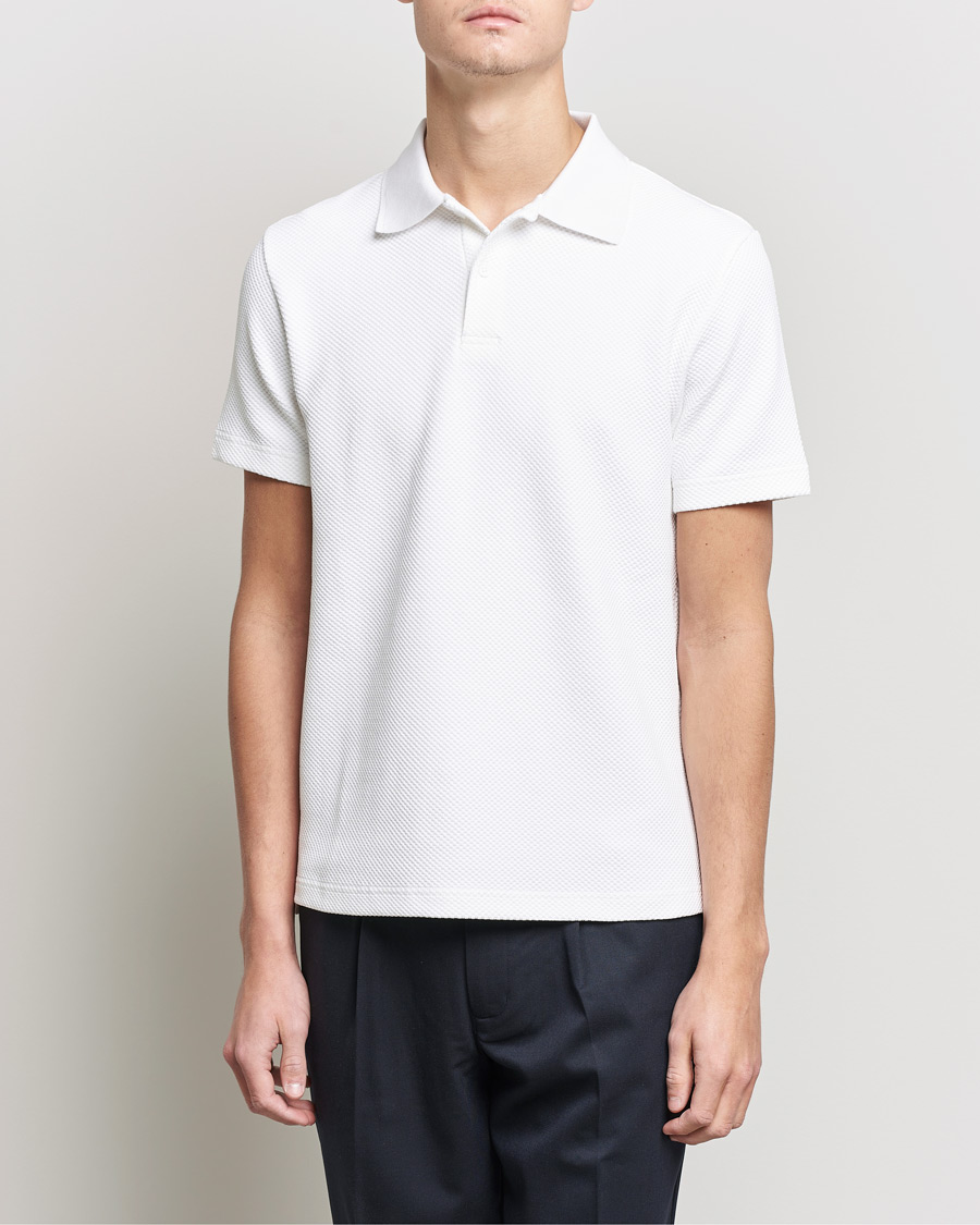 Men | Polo Shirts | Samsøe Samsøe | Samsøe & Samsøe Taranto Organic Cotton Polo White