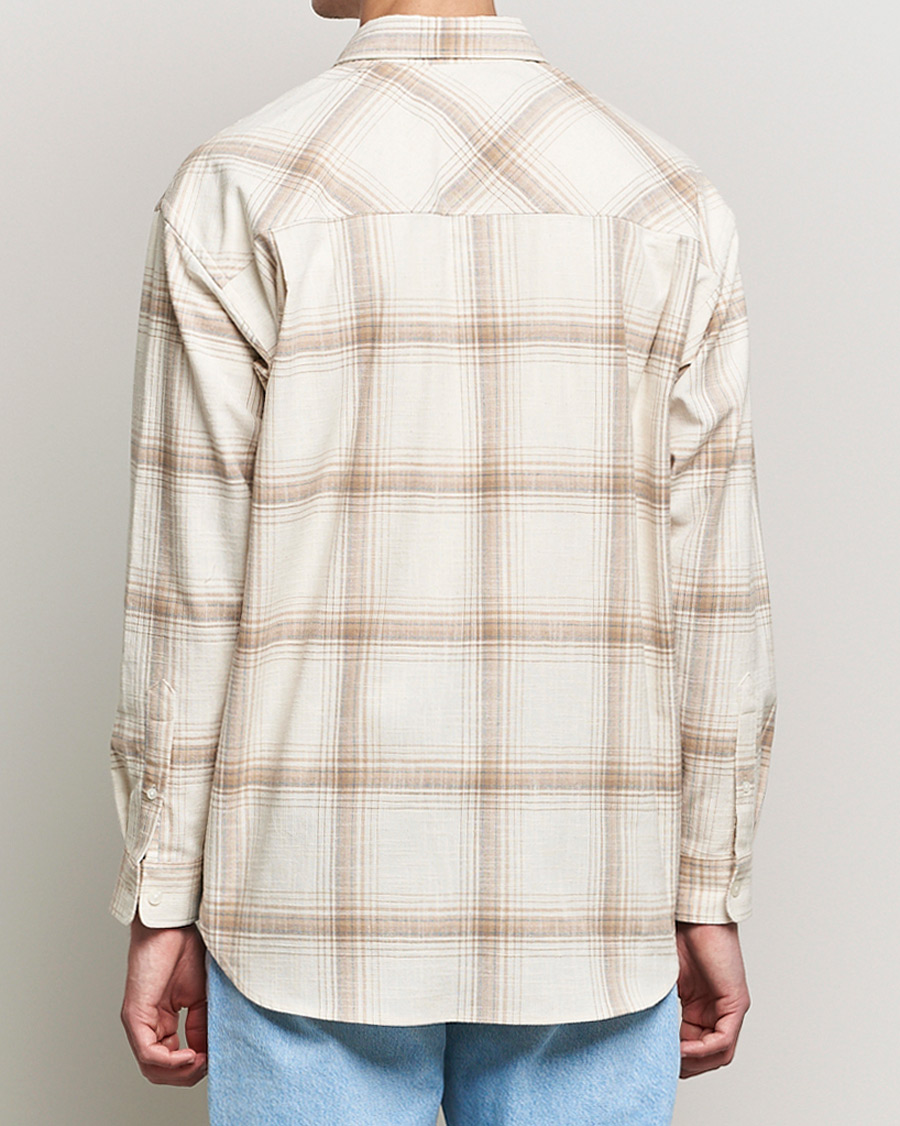 Men | Shirts | Samsøe Samsøe | Samsøe & Samsøe Luan Recycled Cotton Shirt Oatmeal
