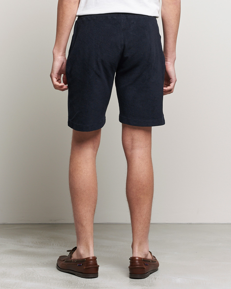 Men | Trousers | Oscar Jacobson | Ellory Terry Shorts Night Blue