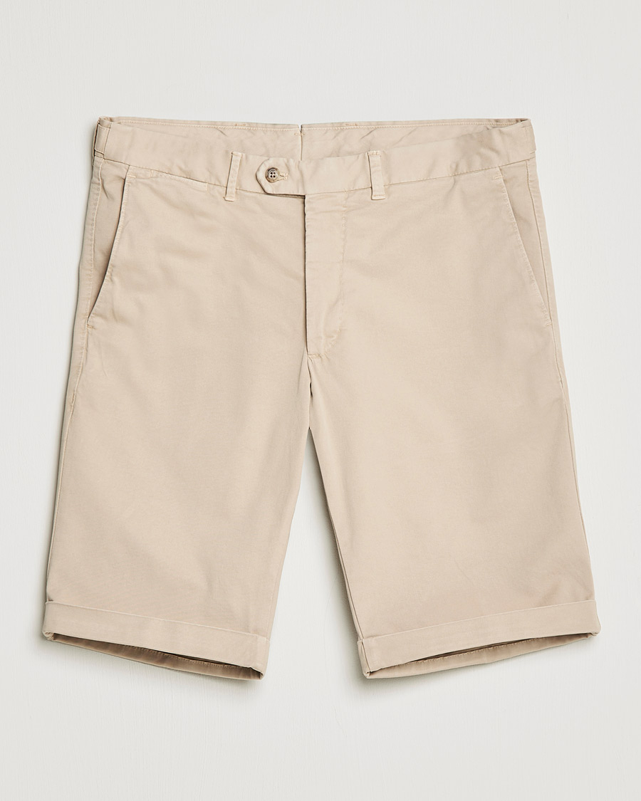 Men | Shorts | Oscar Jacobson | Declan Cotton Shorts Washed Sand
