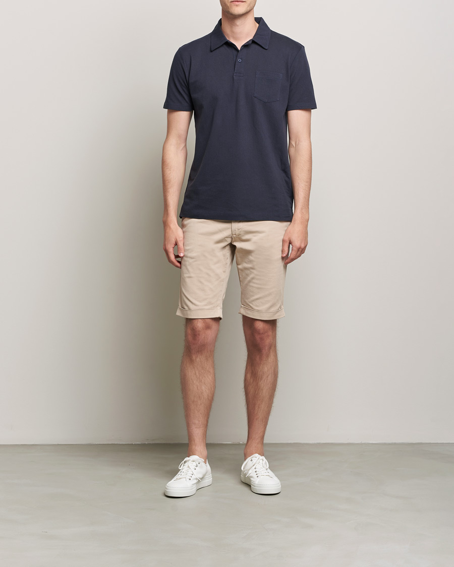 Men | Shorts | Oscar Jacobson | Declan Cotton Shorts Washed Sand